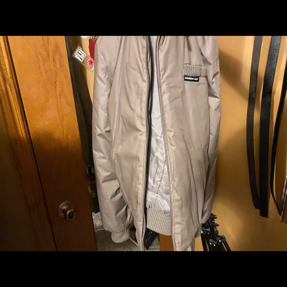 Vintage Members Only bomber jacket.